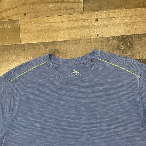 Tommy Bahama Men’s Blue Paradise Around Short Sleeve Activewear T-Shirt Size XL - Picture 10 of 15